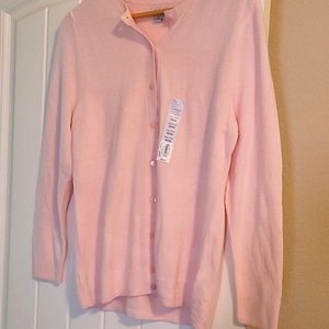 Pink cardigan